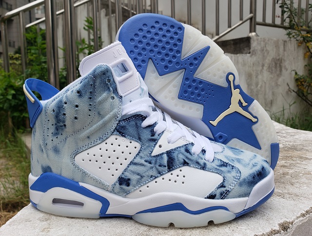 Air Jordan Retro 6 VI Grade AAA Washed Denim